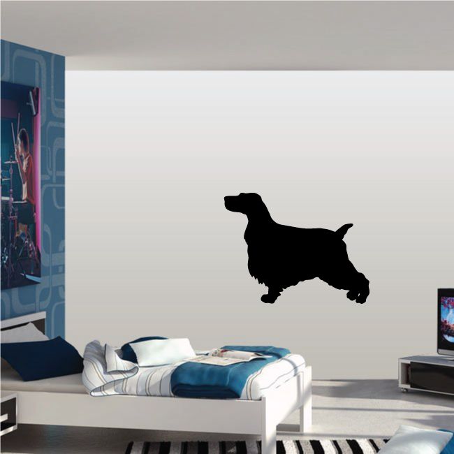 Image of Panting English Cocker Spaniel Decal