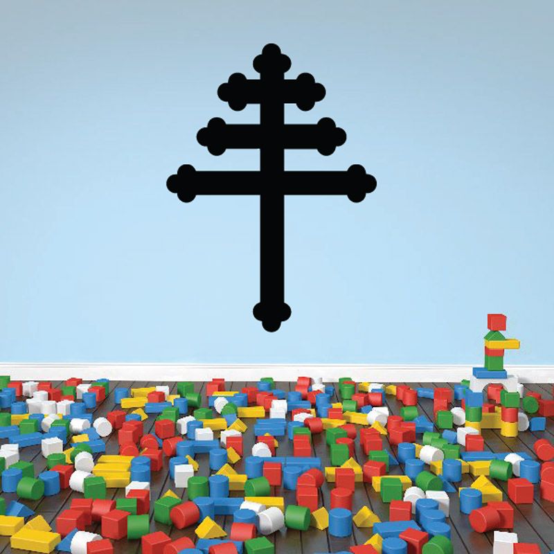 Image of Papal Cross Decal