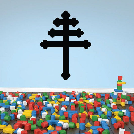 Image of Papal Cross Decal