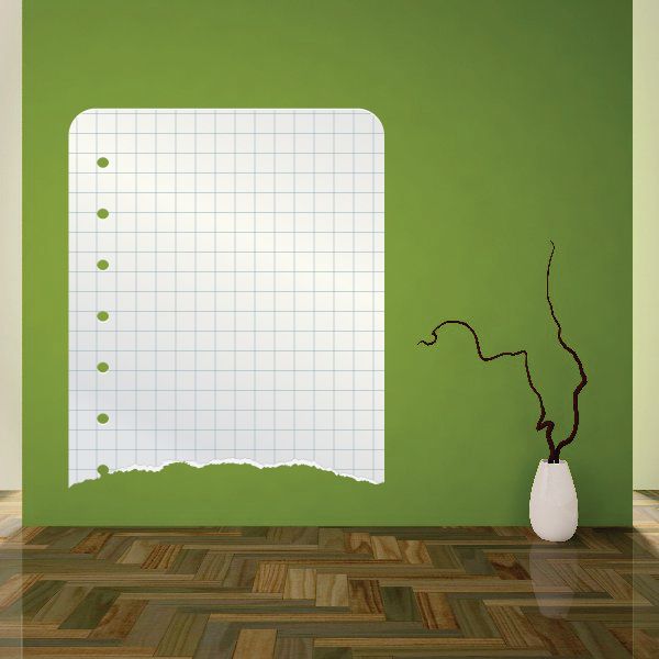 Image of Paper Notebook Wall Decal - Vinyl Decal - Car Decal - Idcolor007