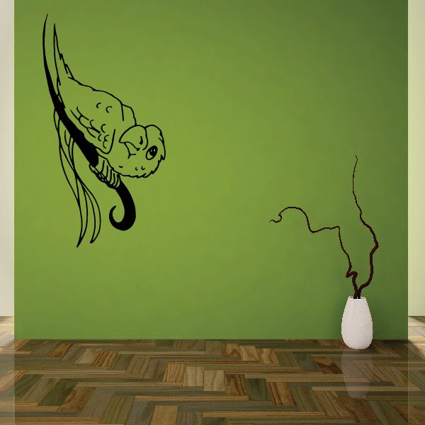 Image of Parrot on Vine Decal