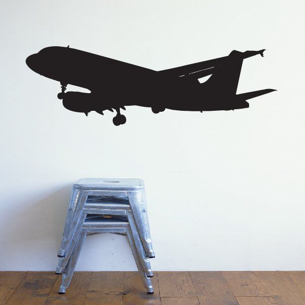 Image of Passenger Airliner Landing Decal