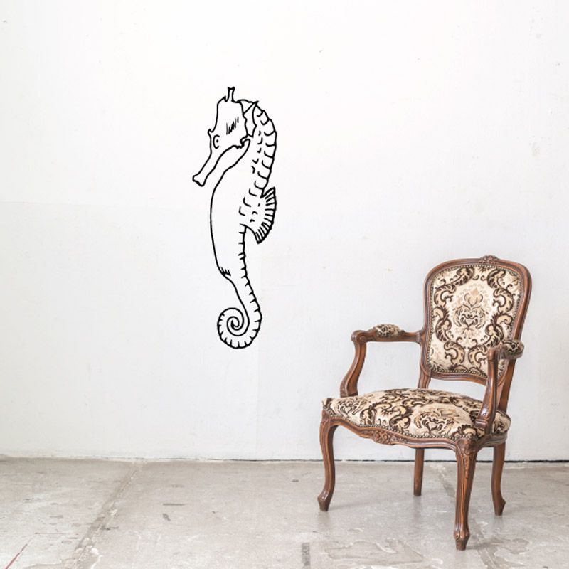 Image of Patient Seahorse Decal