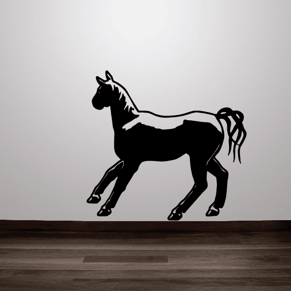 Image of Pausing Look Horse Decal