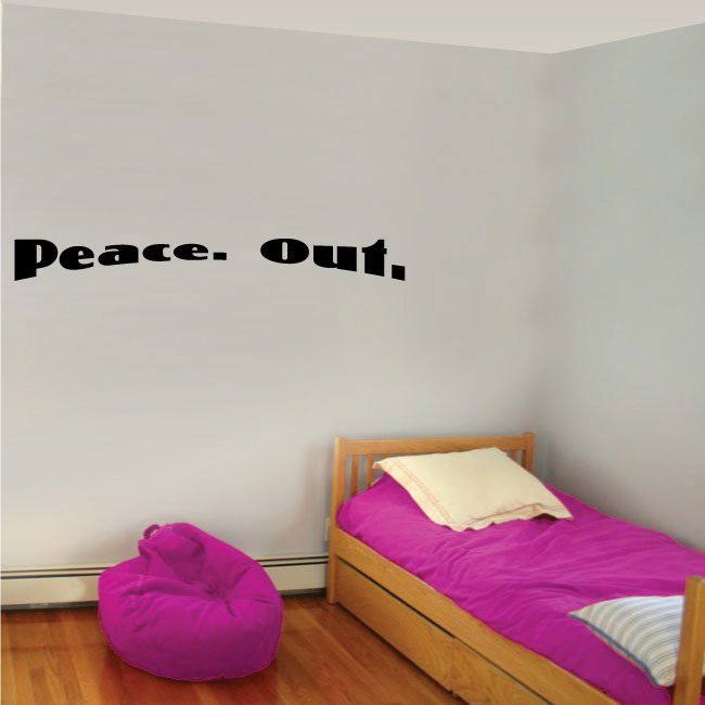 Image of Peace Out Decal