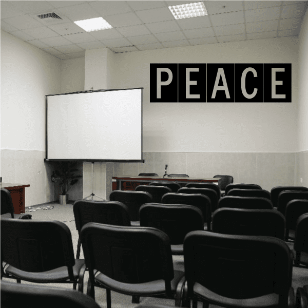 Image of Peace Tile Decal