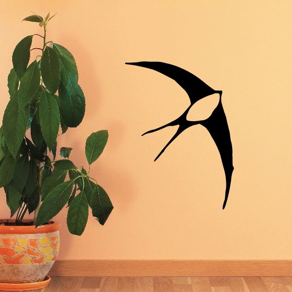 Image of Peaceful Drifting Swallow Decal