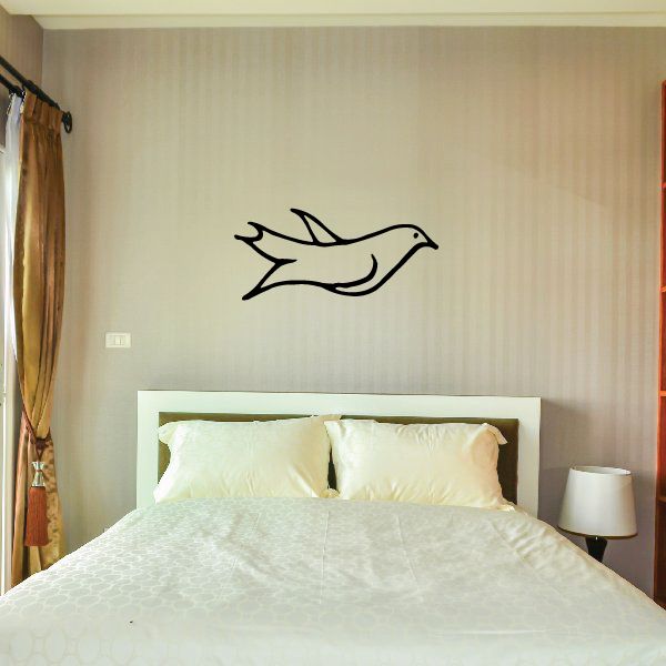 Image of Peaceful Floating Swallow Decal