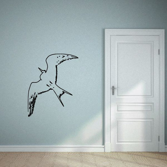 Image of Peaceful Floating Swallow Decal