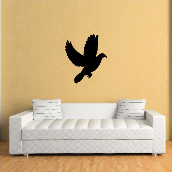 Image of Peaceful Flying Dove Decal