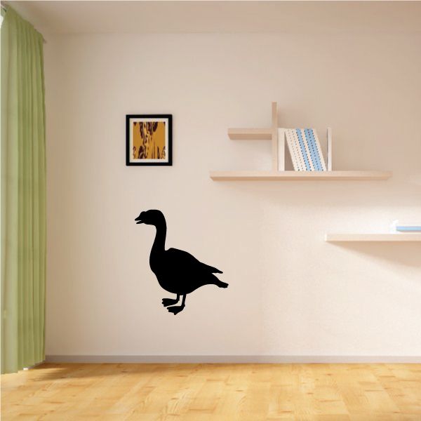 Image of Peaceful Goose Standing Decal