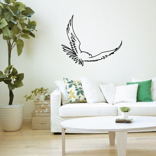 Image of Peaceful Hawk Decal