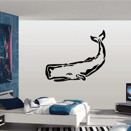 Image of Peaceful Sperm Whale Decal