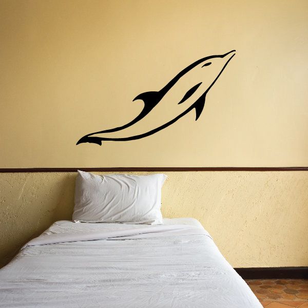 Image of Peacful Dolphin Swimming Decal