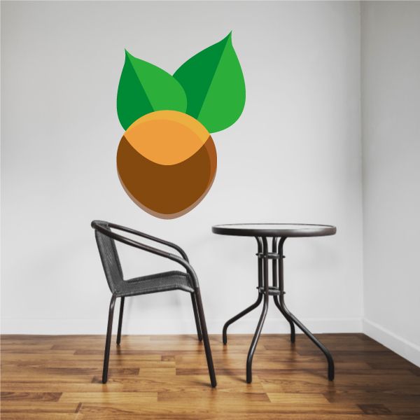 Image of Peach Wall Decal - Vinyl Decal - Car Decal - Idcolor005