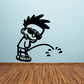 Image of Peeing Calvin Decals