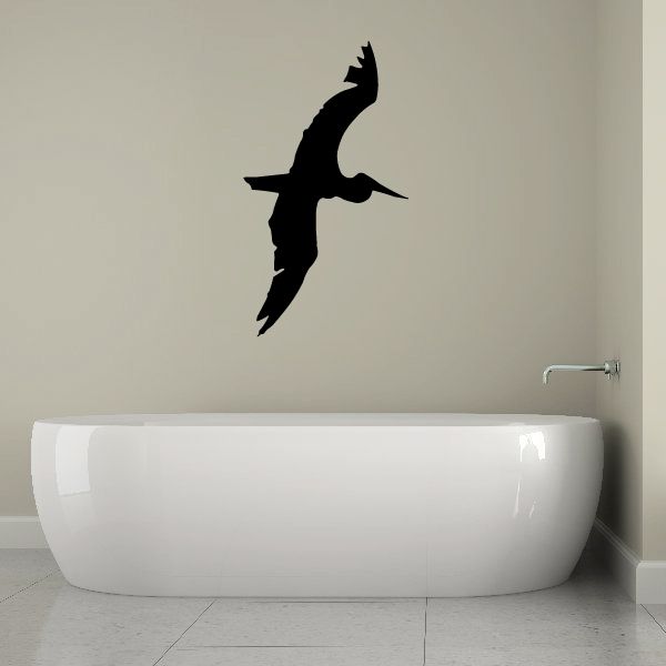 Image of Pelican Wall Decal - Vinyl Decal - Car Decal - CF228