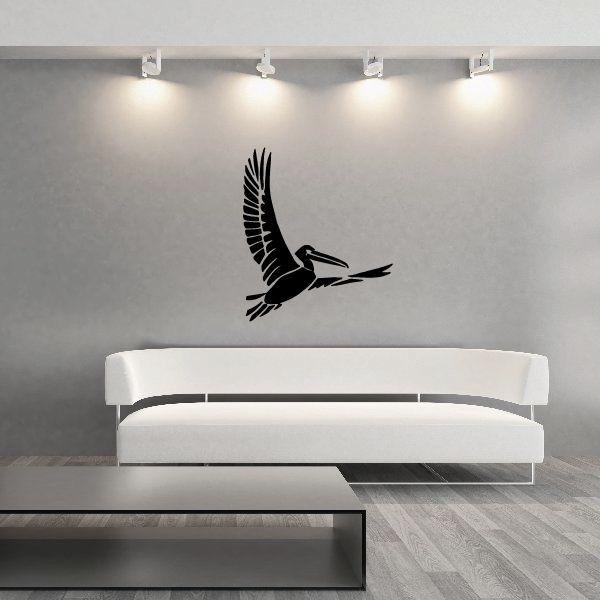 Image of Pelican Wall Decal - Vinyl Decal - Car Decal - CF586