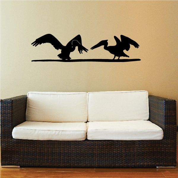 Image of Pelican Wall Decal - Vinyl Decal - Car Decal - NS002