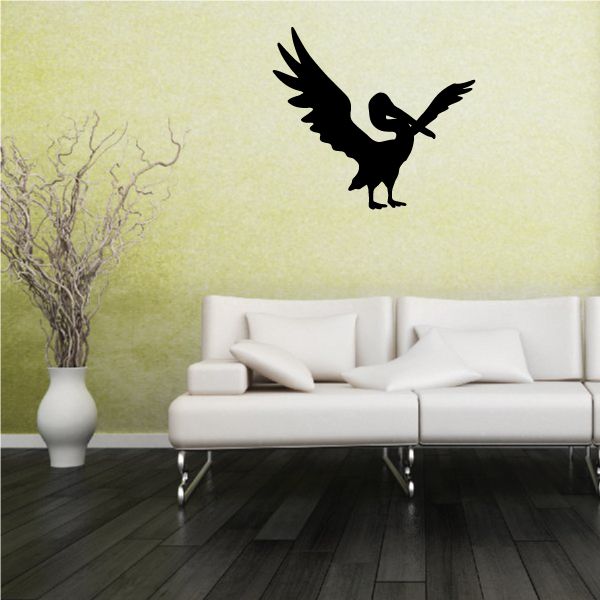 Image of Pelican Wall Decal - Vinyl Decal - Car Decal - NS007