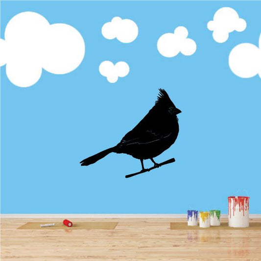 Image of Perched Cardinal Bird Decal