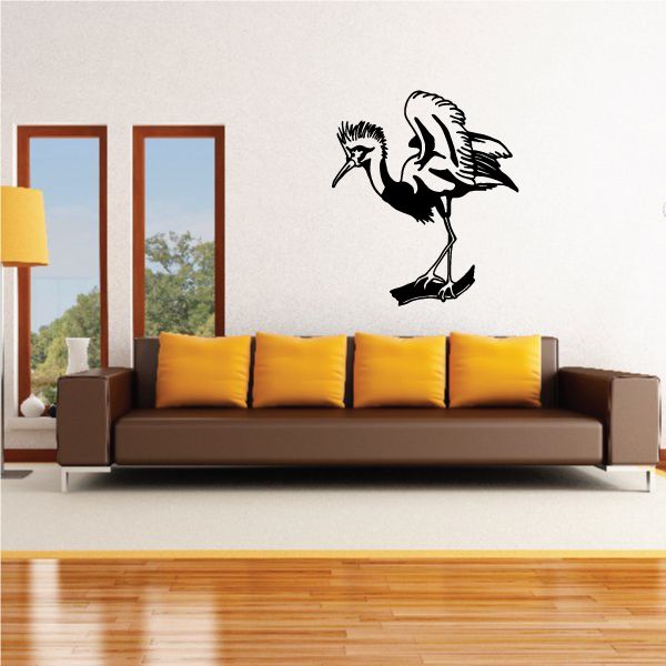 Image of Perched Egret Decal