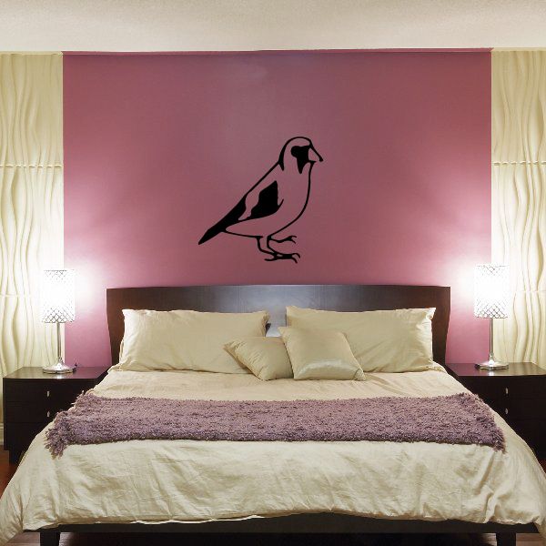 Image of Perched Goldfinch Decal