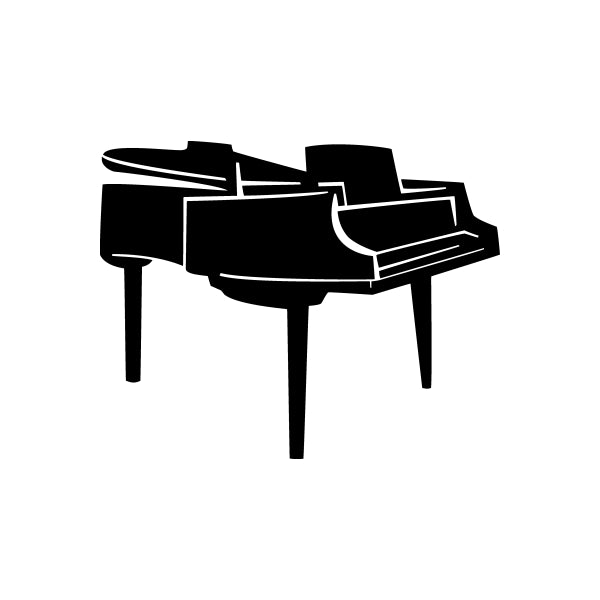 Image of Piano and Keyboard Decals