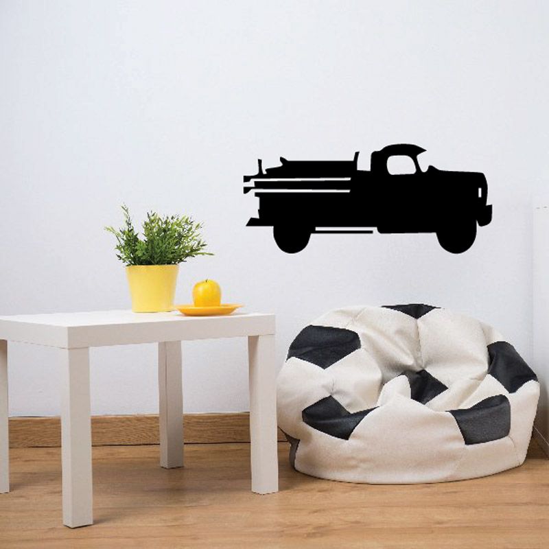 Image of Pickup Truck Wall Decal - Vinyl Decal - Car Decal - DC028