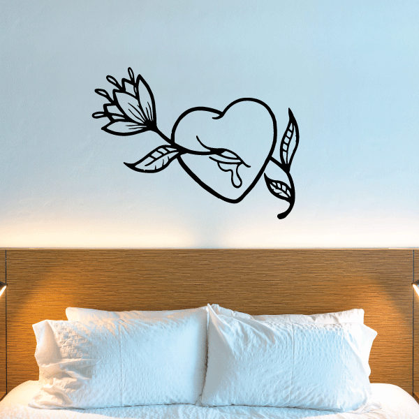 Image of Pierced Heart Decals