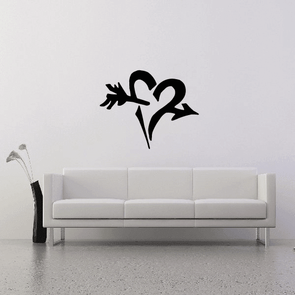 Image of Pierced Heart Decals