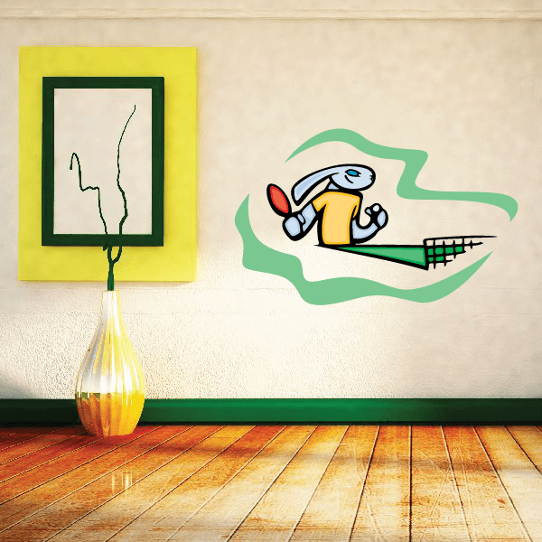 Image of Ping Pong Wall Decal - Vinyl Sticker - Car Sticker - Die Cut Sticker - CDSCOLOR001
