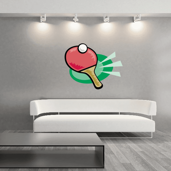 Image of Ping Pong Wall Decal - Vinyl Sticker - Car Sticker - Die Cut Sticker - CDSCOLOR004