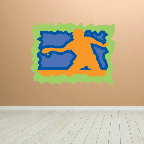 Image of Ping Pong Wall Decal - Vinyl Sticker - Car Sticker - Die Cut Sticker - CDSCOLOR010