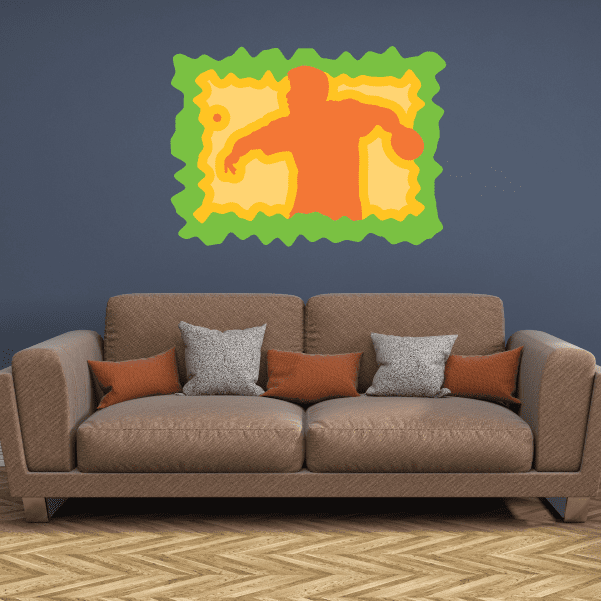 Image of Ping Pong Wall Decal - Vinyl Sticker - Car Sticker - Die Cut Sticker - CDSCOLOR029