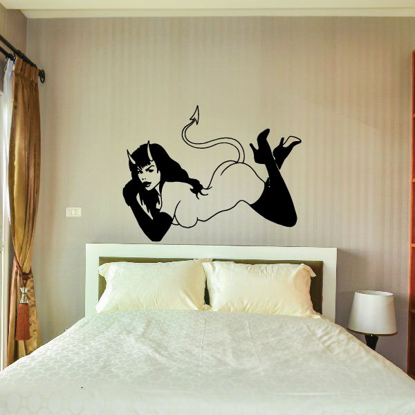 Image of Pinup Devil Girl Decal