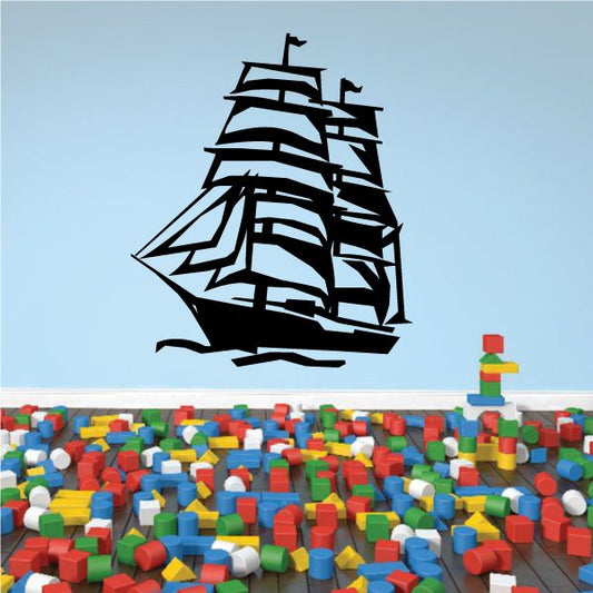 Image of Pirate Ship Decal