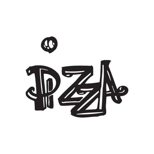 Image of Pizza Text Decal