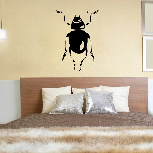 Image of Plain Laying Beetle Decal