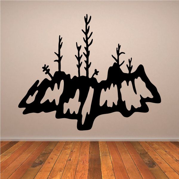 Image of Plant Wall Decal - Vinyl Decal - Car Decal - NS004