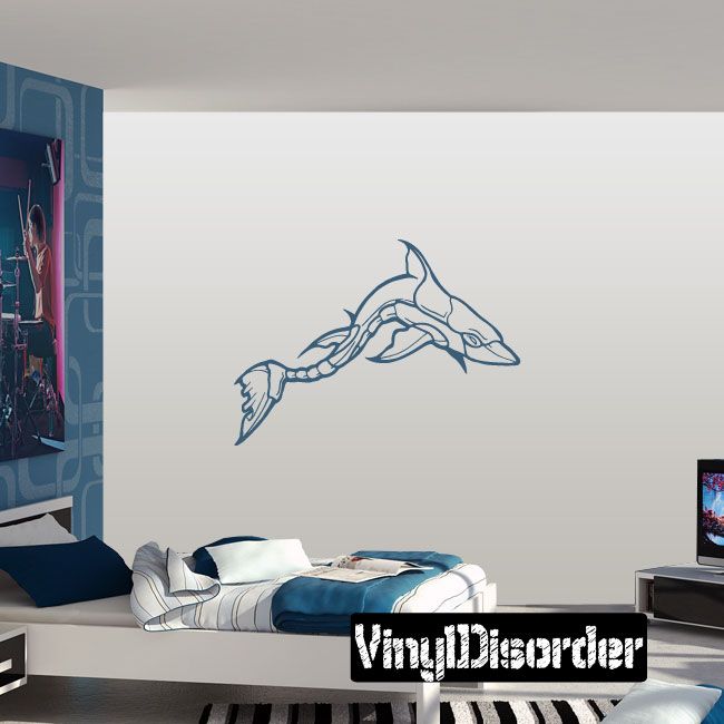 Image of Plated Shark Decal