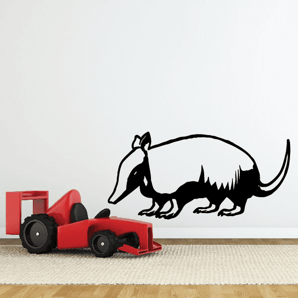 Image of Playful Armadillo Decal