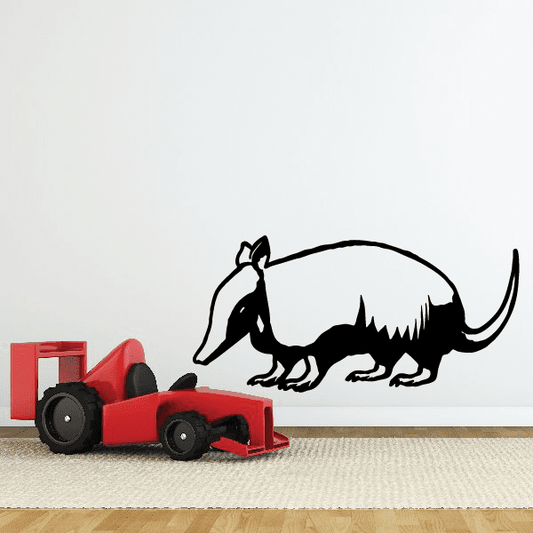 Image of Playful Armadillo Decal