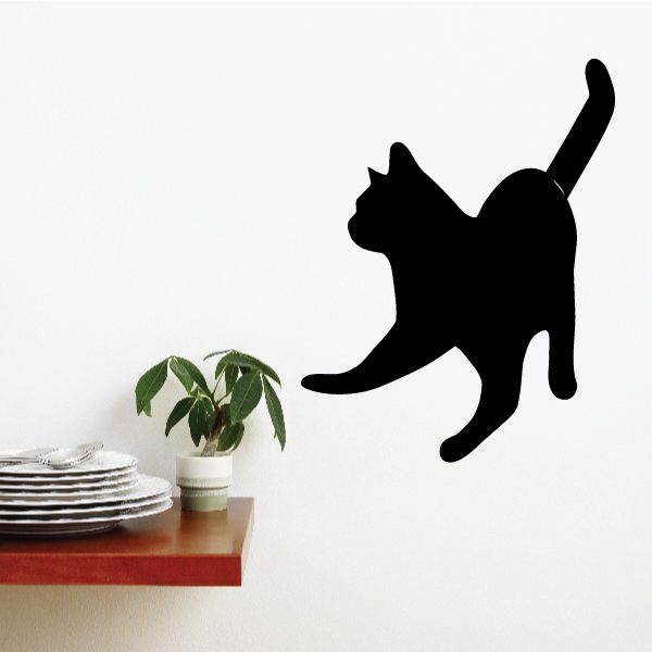 Image of Playful Kitten Pawing Decal