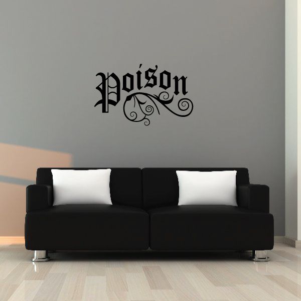 Image of Poison Ivy Text Decal