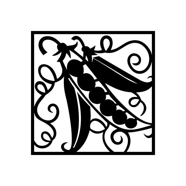 Image of Pole Beans on Vine Decal