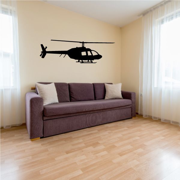 Image of Police Helicopter Decal