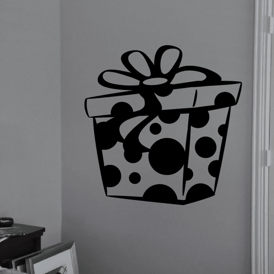 Image of Polka Dot Present Decal