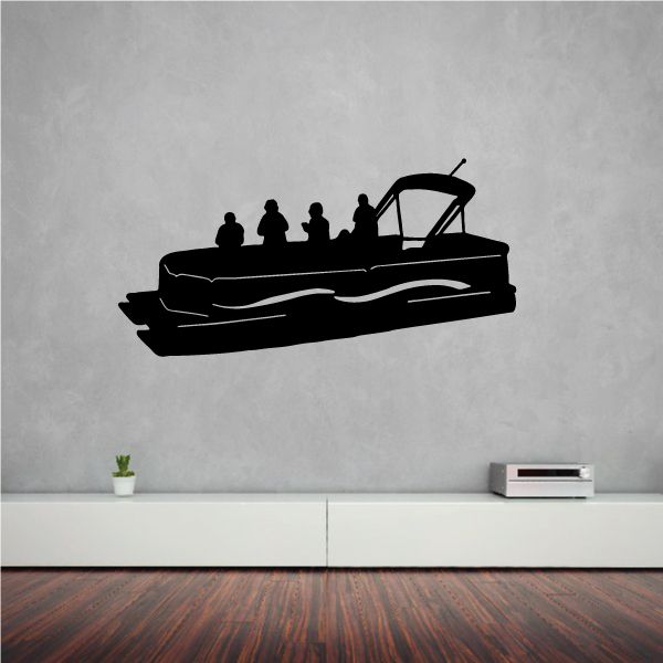 Image of Pontoon Boat Decal