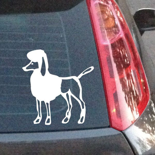 Image of Poodle Dog Decal